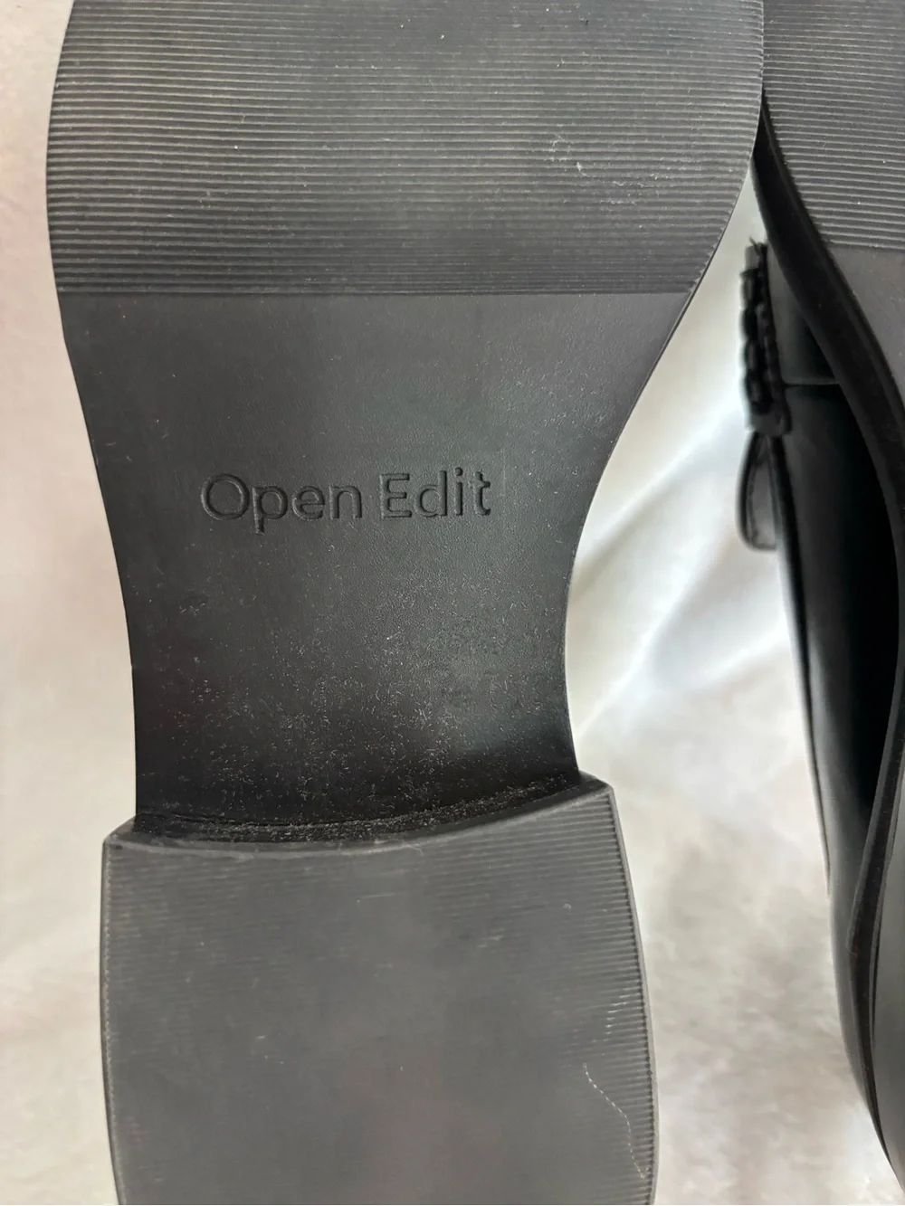 Open Edit Collier Penny Loafer (Women) Size 8.5 Black